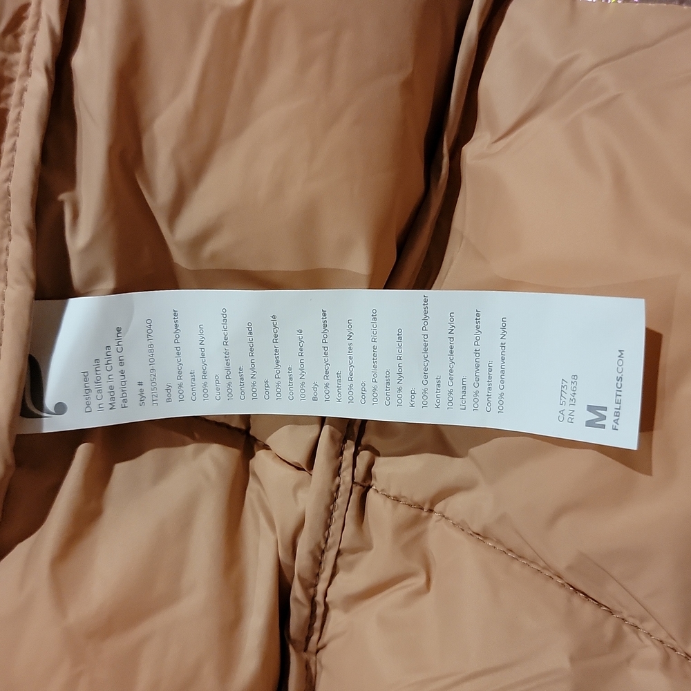 NWT Palmer Iridescent Copper Shine Puffer Coat M - Picture 10 of 16